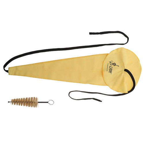 Yellow saxophone cloth and - cloth,
