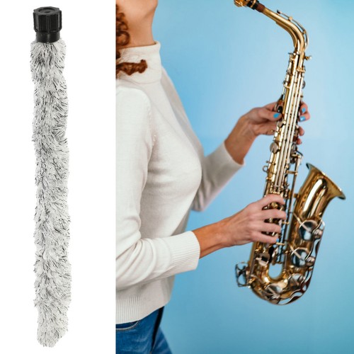 Alto saxophone cleaning - saxophone, brush